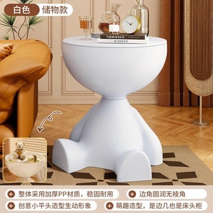 Creative bedside table coffee table household removable shelf bedroom balcony mini table small apartment side table wholesale