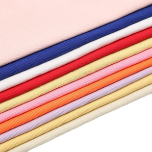 32 2*2 cotton rib sweater cuff neckline hem Luo Knitted fabric stretch cotton thread cloth