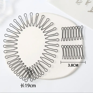 Alloy hair accessories invisible hairpin clip hair broken hair finishing artifact female insert comb bangs fixed hairpin headband