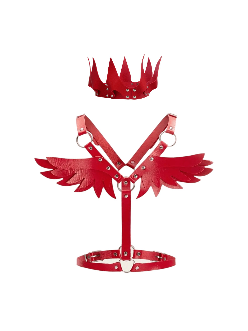 Cross Border Sex Goods Leather Queen Headwear Mask Flirting cos Alternative Toys Sexy Temptation Headwear Crown