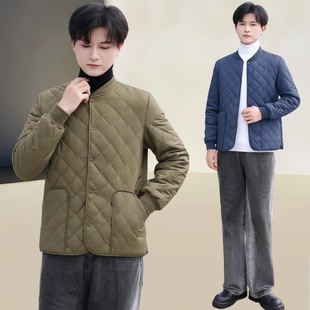 Fall/winter stand collar cotton-padded jacket inner wear base small cotton-padded jacket fleece-lined thickened fashion warm students wear winter jacket cotton-padded jacket