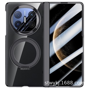 Применимо для Huawei Mate X6 чехол для телефона 360 поворотный кронштейн Mate X6 прозрачный защитный чехол с магнитным отсасыванием