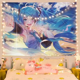 Kawaii домашний декор настенный гобелен аниме японская девушка гобелен спальня фон украшения мода леди