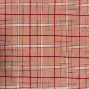 32 cotton casual plaid casual shirt dress fabric spot factory wholesale 1 meter postage