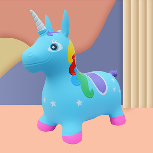 New Cute Children's Vault Horse Jumping Deer PVC Explosion-proof Extra Large Thickened Rubber Inflatable Toy