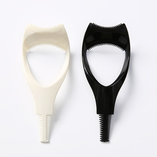 Factory Straight Hair Brush Mascara Auxiliary Device with Comb Portable Simple Beauty Tool Eyelash Fixer in stock Wholesale