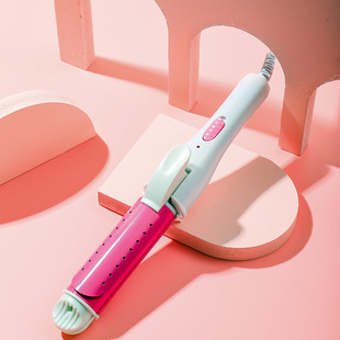 Two-in-one hair curling rod hair straightener double-purpose electric splint large roll inner buckle bangs perm electric curling rod straight plate clamp