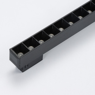 led magnetic track embedded headless spotlight open-mounted concealed clothing store Track magnetic spotlight