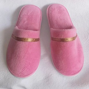 Five-star linen disposable slippers hotel special hotel cotton linen non-slip home hospitality thickened slippers