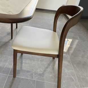 Nordic Simple Solid Wood Chair Dining Chair Home Restaurant Backrest Chair Modern Light Luxury Internet Trendy Soft Creative Desk Stool