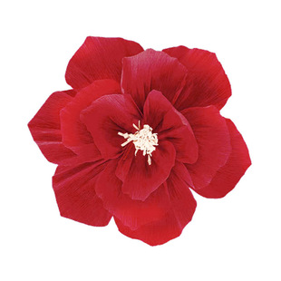 Wedding supplies wedding pleated flower living room wedding decoration crepe paper flower wedding room layout suit flower paper art flower