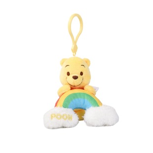 Disney Genuine Licensed Winnie the Pooh Piggy Plush Doll Pendant Cute Poop-Poop Cloud Pendant Keychain