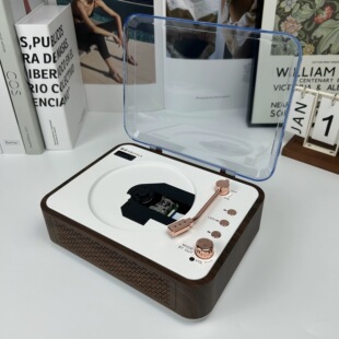 Трансграничный CD-плеер CD-плеер Ретро Bluetooth U диск атмосферный светильник портативный Bluetooth аудио подарок