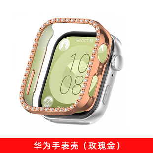 Применимо Huawei watchfit3 чехол для ПК Защитный чехол FIT3 Прозрачный защитный чехол полугубаблый корпус с бриллиантами