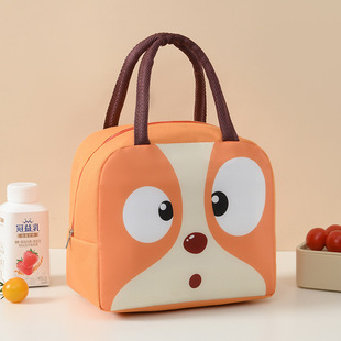 Cartoon Insulation Bag Oxford Cloth Lunch Box Bag Insulation Lunch Bag Portable Rice Bag Camping Fresh-keeping Ice Bag