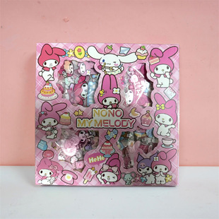 Sanrio 100 наклейки на ручную книгу подарочная коробка клубничный медведь милая девушка ребенок мультфильм Гугу карта водонепроницаемый pet наклейка