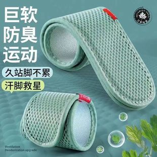 Source factory wormwood deodorant insoles comfortable sweat-proof summer cool sweat-absorbent breathable deodorant soft bottom for men and women