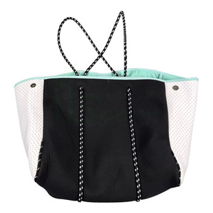 Diving Material Portable Full Perforated Beach Bag Single Shoulder Shopping Bag Large Capacity Single Shoulder Storage Travel Tote Bag