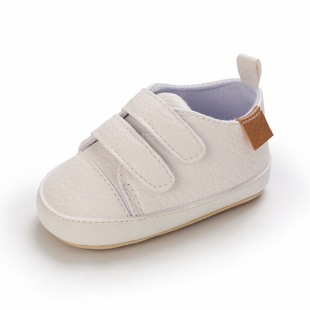 Spring and Autumn 0-1 Year Old Male Baby Casual Trainers Soft Rubber Sole Non-slip Wear-resistant Shoes