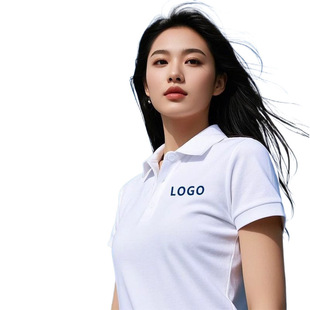 2025 cotton polo can be ordered short sleeve corporate summer cultural shirt overalls T-shirt tooling logo printing