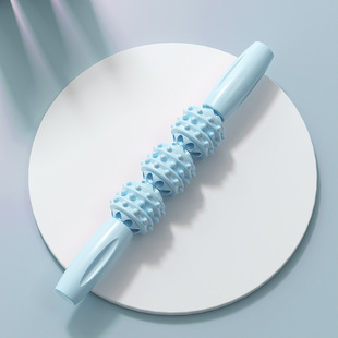 Mace Massage Roller Calf Muscle Relaxation Fitness Slimming Roller Langya Stick Fascia Massage Yoga Equipment