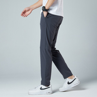 Summer outdoor Ice Silk sunscreen pants men's thin breathable quick-drying pants large size loose ice-feeling sports leggings wholesale