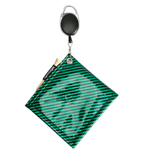 New Golf Ball Wipe Cloth Wipe Club Easy Pull Hanging Buckle Wipe Retractable Easy Pull Rope High-grade PU Hot Sale