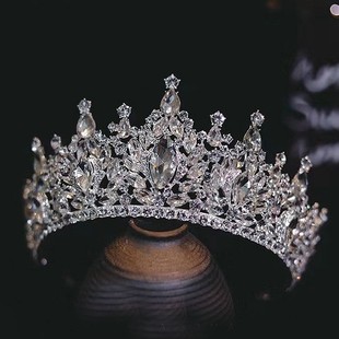 Новая корейская супер-вспышка страз невесты короны и макияж фото платье свадебное платье день рождения короны образец аксессуаров оптом