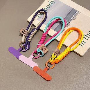 Factory wholesale British style mobile phone hanging chain woven rope mobile phone hanging rope high luxury wrist women's mobile phone chain