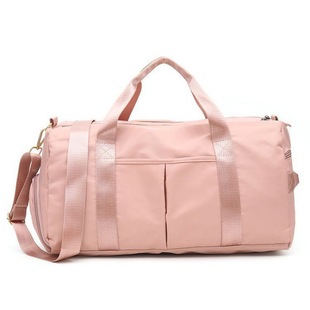 Men's and women's printed logo wet and dry separation swimming fitness sports bag lightweight portable travel bag large capacity luggage bag