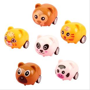 Mini Animal Back Car Children's Toy Baby Kids Car Crawling Student Gift Back Car