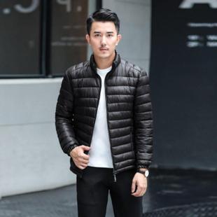 Cotton-padded coat men's winter 2022 new lightweight winter clothing anti-season men's cotton-padded jacket close-fitting short fashion down cotton-padded jacket