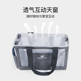 Cat Bag Portable Outgoing Lightweight Breathable Pet Outgoing Bag Transparent Portable Cat Backpack Small Dog Backpack