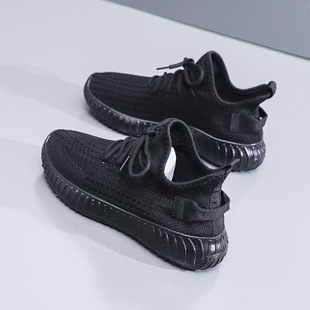 Mesh Shoes Women's Breathable Mesh Flying Shoes sneaker Women's Lightweight Running Shoes Fitness Running Shoes Knitted Shoes Jelly Sole Shoes