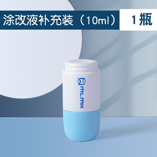 Coated pen thermal paper correction liquid multifunctional privacy protection quick-drying express applicator integrated unpacking knife