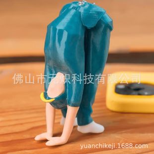 Breakdance Phone Holder Break Dance Mobile Phone Stand Rotating Folding Stand Home Decoration