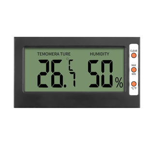 Large screen reptile temperature and humidity meter hatching equipment temperature and humidity meter plant shed hygrometer electronic wet and dry thermometer