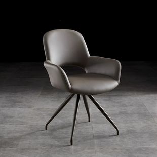 Nordic Light Luxury Rotating Modern Simple Living Room Negotiation Office Chair Dining Chair Office Chair Table and Chair Leisure Home