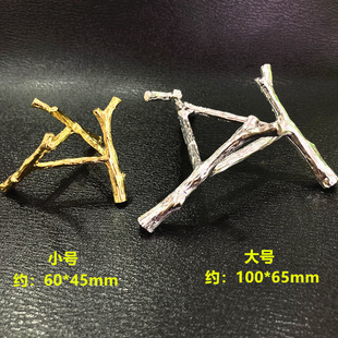 Wholesale Butterfly Dragonfly Branch Shape Base Stand Hexagonal Crystal Ball Metal Display Stand Original Stone Mine Standard Storage Exhibition