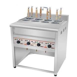 HX-8D Eight-head Vertical Noodle Cooking Oven Eight-head Malatang Machine Powder Cooking Oven Electric Heating Noodle Cooking Machine