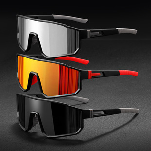New European and American Big Frame Riding Glasses Men's Outdoor Sports Windproof Sunglasses Women's Mountaineering Goggles Ski Goggles