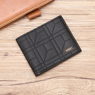 Men's Wallet Short Wallet 2024 New Driver's License One Card Holder Young College Students Wallet Gift Gift