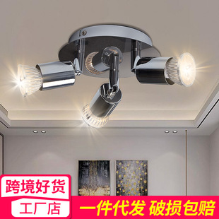 Cross-border modern commercial background wall aisle living room ceiling light home dining room surface mounted LED spotlight track light