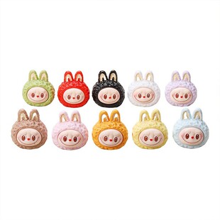 Cute Cartoon Labubu Figure Blind Box Resin Three-Dimensional Cute Doll Desktop Small Ornaments Trendy Toy Figure Model