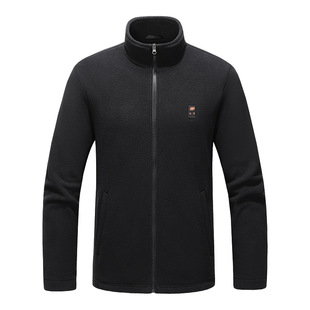 Wow, custom cross-border heating jacket thick polar fleece temperature display USB electric heating intelligent constant temperature warm plus