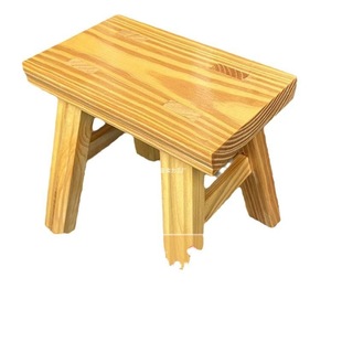Replacement Durable Bench Thickened Low Stool Square Stool Children's Wooden Bench JY Adult Solid Wood Stool Household