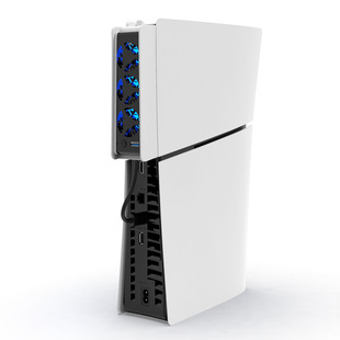 Новый PS5 тонкий игровой хост задний светящийся вентилятор P5 SLIM версия цифрового оптического привода универсальный вентилятор охлаждения