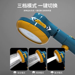 Cross-border Factory Pressurized Shower Head Bath Household Hand-held Shower Head Faucet Universal Hand Sprinkler