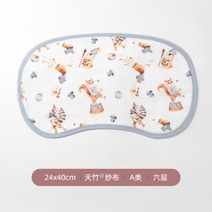Soft Yun baby Cloud Pillow newborn breathable sweat-absorbent baby pillow anti-spitting milk pillow piece pure cotton gauze pillow towel