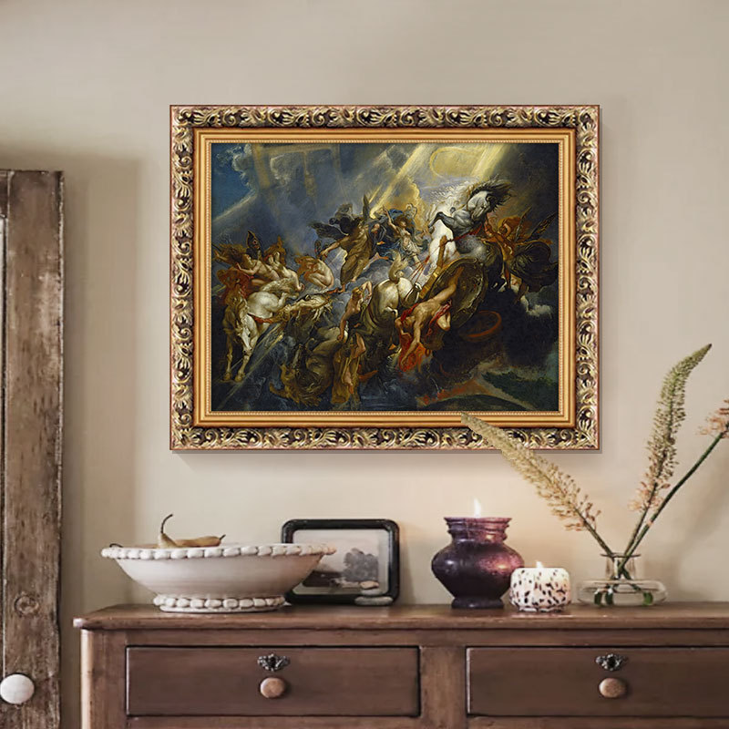 World Famous Painting Rubens Decorative Painting Neoclassical Baroque European Retro Palace Figure Oil Painting American Hanging Painting